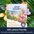 thumbnail image 4 of Good Laundry Detergent Sheets - Flowers of Paradise Scented (60 Loads), 4 of 7