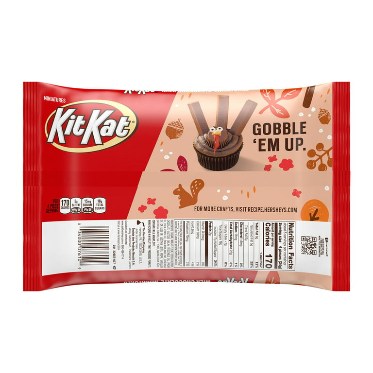 Kit Kat Chocolate, 7.6 oz. MilkChocWafer, Minis HEC99662 - The Home Depot
