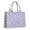 Purple Daisy Flower, variant on Large Capacity Tote Bag,Purple Daisy Flower Pattern Handbag Fashion Luxury Tote Bag,15.7"x13"x 5.1" Inches,Laptop Compatible