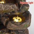 thumbnail image 3 of Ferrisland® 5-Tier Rock Cascading Garden Fountain, 3 of 3