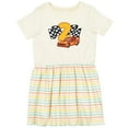thumbnail image 3 of Inktastic Number Two Race Car Girls Toddler Dress, 3 of 5