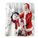 thumbnail image 5 of Juego de cuatro piezas de alfombrilla de baño y cortina de ducha con estampado navideño de Papá Noel Wmkox8yii gf11503, 5 of 9