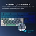 thumbnail image 2 of Teclado Machenike K500A-B61W inalámbrico RGB con switches marrones, 2 of 7