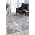 thumbnail image 7 of Rug Branch Contemporary Abstract  Grey Red Indoor Area Rug - 5x7, 7 of 7