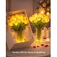 thumbnail image 7 of Radiant Romantic Tulip Light, 15pcs Twinkling Tree Tulips Lamp, 13in LED Lighted Artificial Flowers that Never Fade, Tulip Ambient Night Lamp for Home Kitchen Wedding Dining Table Decor Gift, 7 of 7
