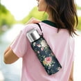 thumbnail image 6 of 20 Oz Pioneer Flower Coffee Tumbler Double Wall Insulated Stainless Steel Water Bottle | Metal Reusable Thermoses Flask with Cup Cap | Leak & Sweat Proof with Anti-Dust Lid, 6 of 7