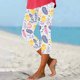thumbnail image 2 of Pantalones de Ajuste Seco de la Moda de las Mujeres Imprimidas Leggings, Deporte de Yoga Elástico de Poliéster Elástico Respirable, 2 of 8
