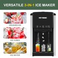 thumbnail image 2 of Máquina de hielo Kiss the Water, encimera 3 en 1, 20 kg/24 horas, color negro, 2 of 9