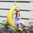 thumbnail image 1 of Figuras de hadas colgantes en miniatura plantador perchero alas brillantes alas de resina jardín de hadas jardín para muñecas micro paisaje, 1 of 8