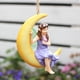 thumbnail image 1 of Figuras de hadas en miniatura figuras plantador perchero alas brillantes accesorios de jardín de hadas para flower de escritorio hogar, césped, 1 of 8