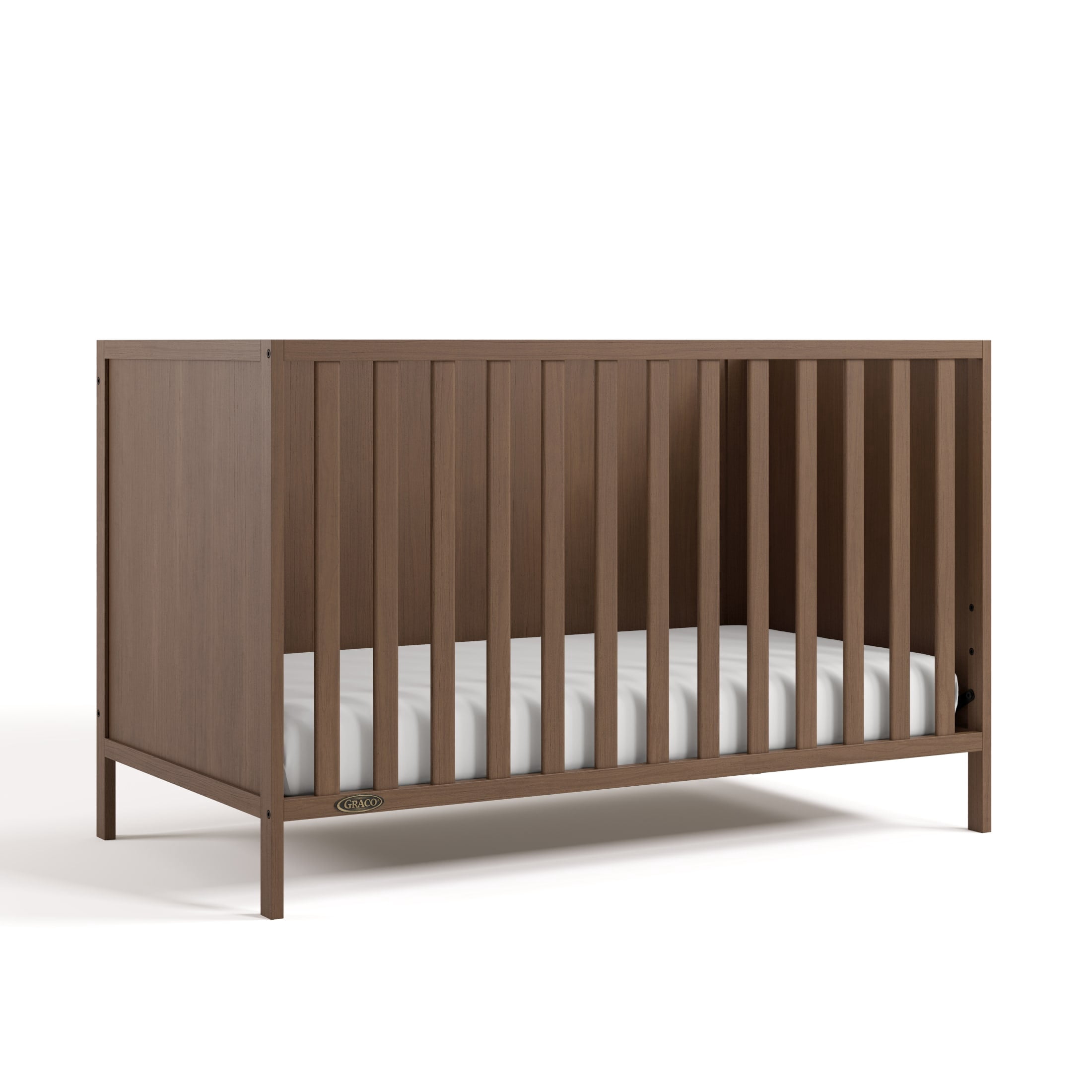 Graco Theo 3-in-1 Convertible Baby Crib, Hazelnut