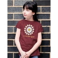thumbnail image 2 of Love Myself Daisy Garland T-Shirt Juniors -Image by Shutterstock,  Large, 2 of 4