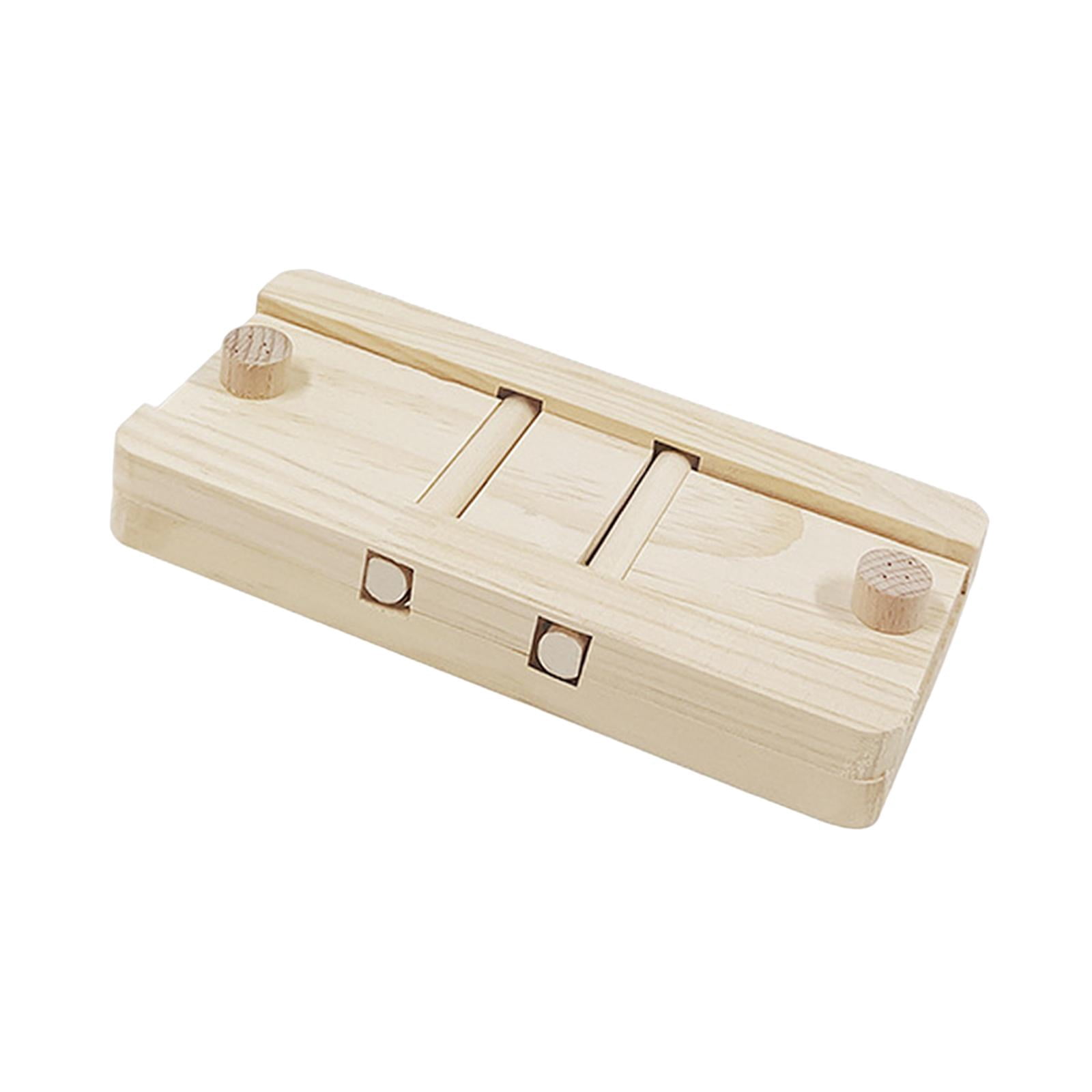 Wooden Enrichment Foraging Toy Chew Toys Hide Treats Puzzle Game Treat Dispenser style B