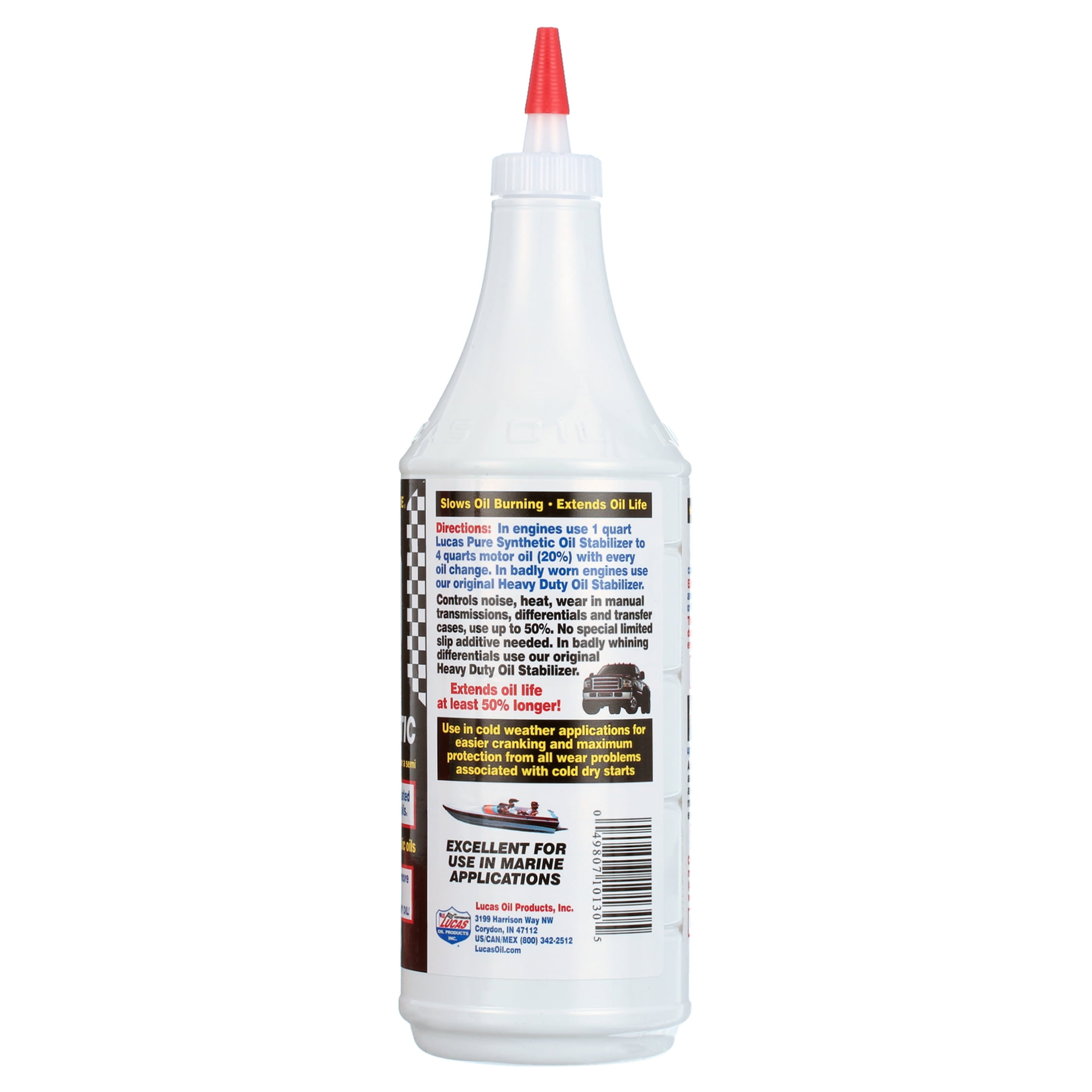 (6 pack) Lucas 10130 Synthetic Oil Stabilizer 32 Ounce