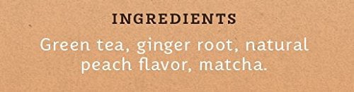 Stash Tea Ginger Peach Green W/ Matcha - 18 Tea Bags - Case of 6