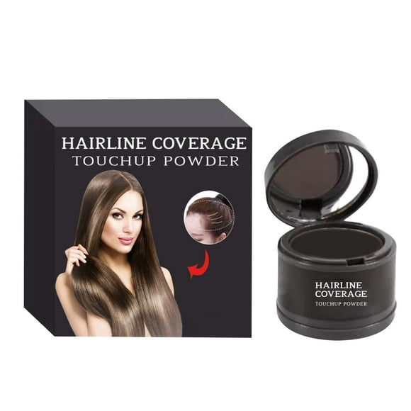 TechWave Hairline Covering Powder Thick Hairline Portable And Easy To Apply Hairline Concealer Contouring Powder (Black) I Am Hair Products Natural Shampoo Curly Hair Oil Leave in Conditioner Spray