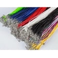 thumbnail image 6 of HOOUN 100pcs Mixed Color Wax Rope Necklace Pendants DIY String Rope Lobster Clasp-Lake Blue-2.0mm (thick), 6 of 9