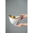 thumbnail image 5 of A&B Home Set of 2 Aluminum Bowl with Black and White Marble Pattern, 5 of 7
