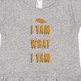 thumbnail image 4 of Inktastic Thanksgiving I Yam What I Yam Funny Girls Toddler Dress, 4 of 5