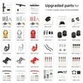 thumbnail image 4 of Labymos 96pcs RC Button Head Socket Cap Screws Bolts Bearing Screws Kit Repair Tool for, 4 of 8