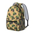 thumbnail image 2 of Monster Cartoon Truck Brown Pattern Backpack for School, Cute School Bag with Adjustable Shoulder Straps and Padded Back, 15.3"x11"x6.7", 2 of 5
