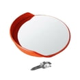 thumbnail image 3 of Convex Mirror Corner Mirror Warehouse Wide Angle Indoor Outdoor Parking 30/45cm Curved Safety Mirror Garage Office Safety Parking Mirror , 45cm outdoor, 3 of 8