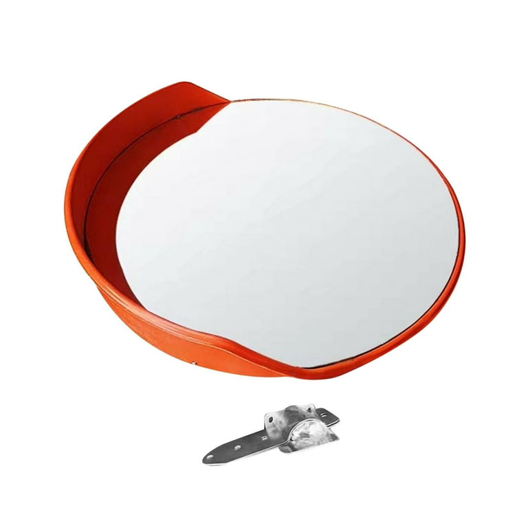 Convex Mirror Parking Mirror Office Security Spot Mirror Driveway Traffic  Road Curved Safety Mirror Warehouse Wide Angle Corner Mirror , 45cm outdoor  