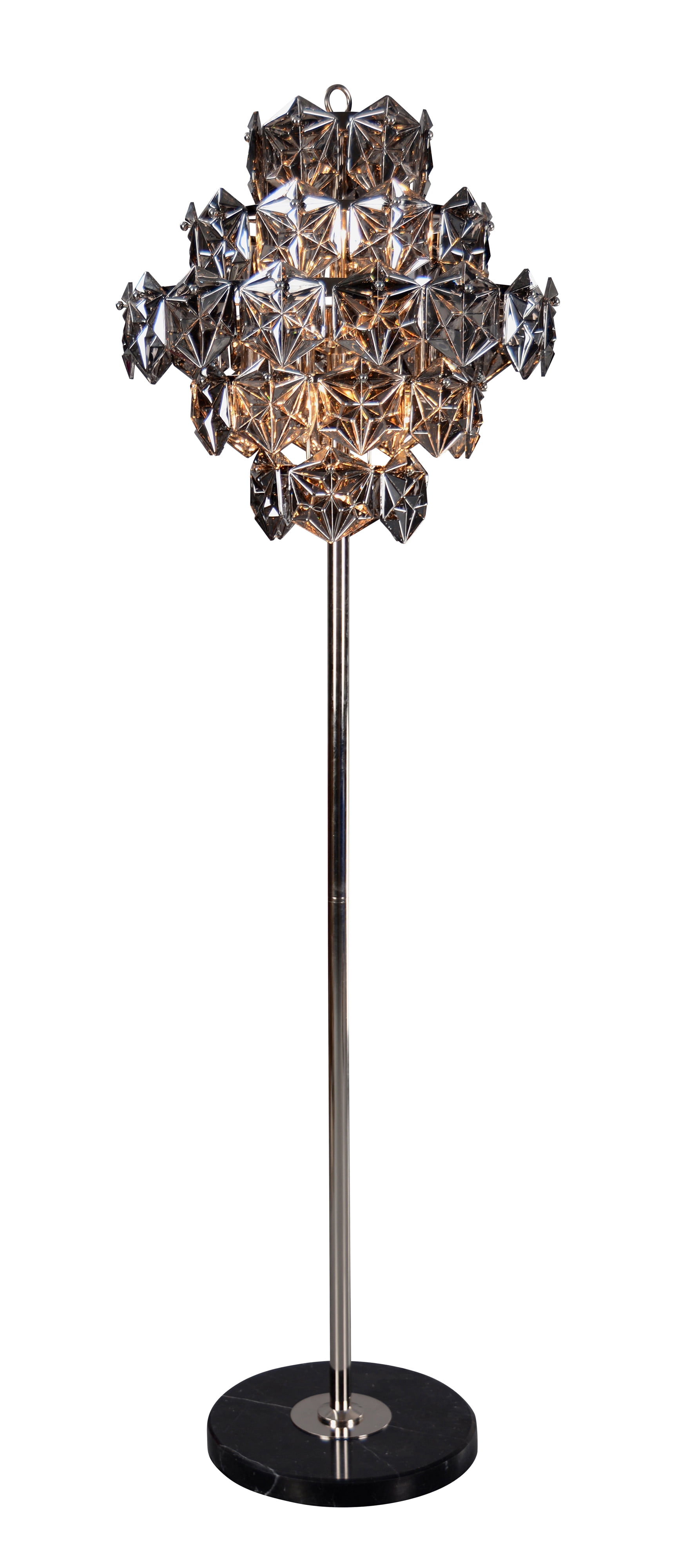 Moe's Home Swan Floor Lamp in Dark Grey Finish RM-1042-25