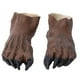 thumbnail image 1 of 1 Pair Foot Cover Horror Wolf Claws Podotheca Fright Halloween Decor For Carnival Werewolves Halloween (brown), 1 of 2