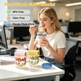 thumbnail image 6 of OVINESY 16oz Overnight Oats Containers with Lids 4-Pack, Glass Food Storage Containers with Spoons, Leakproof Small Mason Jars, Freezer/Microwave/Dishwasher Safe for Meal Prep & Lunch, Yogurt Jars, 6 of 8