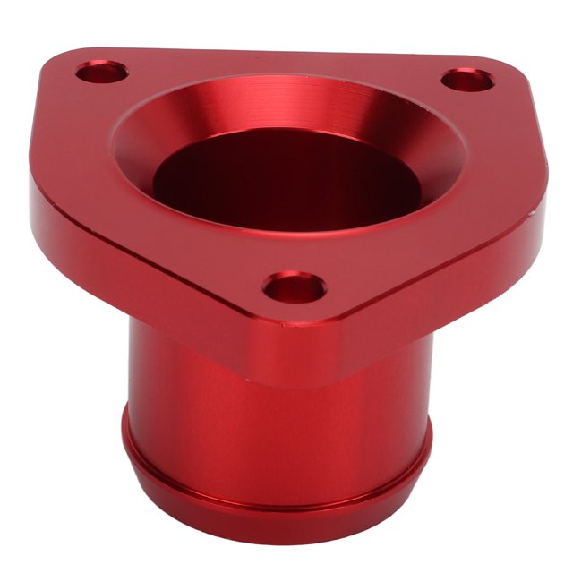 Engine Thermostat Housing, Auto Parts Rustproof CNC Machined Billet Aluminum Sturdy High Accuracy For 7.3L Red,Black