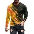 thumbnail image 1 of Blusas y camisas de manga larga y cuello redondo para hombre, camisetas casuales con estampado de moda y cuello redondo, blusas de licra de manga corta para hombre., 1 of 4