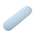 thumbnail image 1 of maskred Portable ToothBrush Storage Box Travel Camping Toothbrush Case Cover Safety Health Bathroom Storage Organizer Box 1PC blue 1Set, 1 of 5