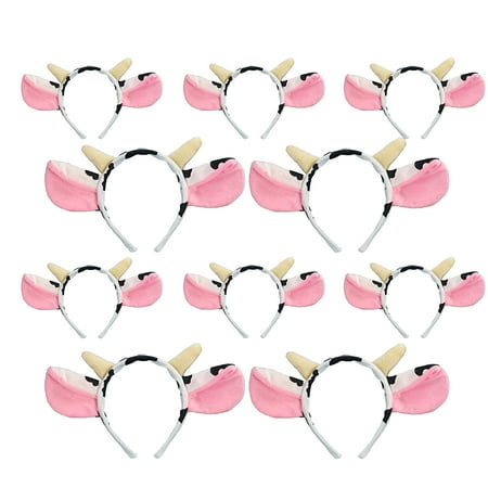 

nsendm Girls Clasp Hair Children Baby Boys Kids Cow Accessories Animal Headwear Kids Hair accessories Fuzzy Hair Ties Hairclip White One Size