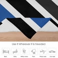 thumbnail image 6 of Abstract Stripe Flannel Blanket for Bed,Travel and Camping, Classic Navy Blue Black Lines Art Super Soft Cozy Blanket for All Seasons 60"x80", 6 of 7