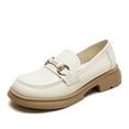 thumbnail image 7 of Women's Soft Sole Slip-On Chunky Heel Loafer Leather Shoes, 7 of 7
