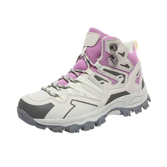 XIMIN Bottes de Randonnée Orthopédiques pour Femmes Bottes de Randonnée Imperméables Bottes de Travail Respirantes Légères et Robustes pour la Randonnée Sac à Dos Sentiers de Randonnée Course en Plein Air