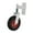 Black and Red, variant on Almencla Gate Wheel 360 Degree Rotate Gate Support Wheel for Fence Gates Wooden Gates Black