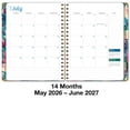 thumbnail image 5 of 2026-2027 Excello Brands 8.5" x 11" Academic Year Hardcover Fashion Planner, Weekly/Monthly, 14 Month, Teal Floral, 5 of 8