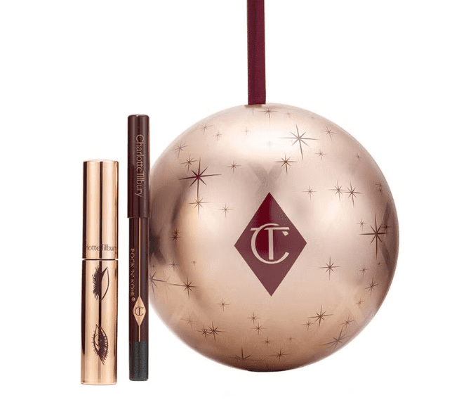 Charlotte Tilbury Legendary Party Eyes Holiday Ornament Set - Mini Legendary Eye Liner & Mascara - Black