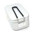 thumbnail image 2 of Mini Foldable Aluminum Alloy Stainless Steel Picnic Box Dinner Pail Lunch-Box Breakfast Storage Dinnerware Food Container School Office, 2 of 10