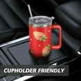 thumbnail image 7 of Strawberry1 40 Oz Tumbler with Handle Lid and Straw, Stainless Steel Double Walled Vacuum Insulated Cup, Cute Anniversary Wedding Birthday Gifts Tumbler for Women Men Friends Outdoor Indoor, 7 of 7