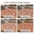 thumbnail image 7 of ODIKA 2'x3' Ivory Amber Aviary Medallion Geometric Washable Doormat Traditional Symmetrical Pattern with Ornate Floral Non-Slip, Low Pile for Entryway, Kitchen, Laundry Room, 7 of 7