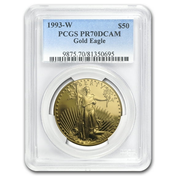 1993-W 1 oz Proof American Gold Eagle Coin PR-70 PCGS (Registry Set)