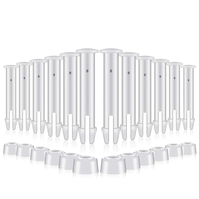12 paquetes de pines de junta de piscina de plástico con juntas de goma para piezas de piscina Intex