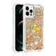 thumbnail image 2 of Funda para iPhone 12 Pro con Brillo Líquido Flotante, Purpurina, Parachoques y Anillo Giratorio Soporte, 2 of 5