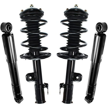 Detroit Axle - Struts Shocks for 2006-2012 Toyota RAV4 [3.5L] Complete 2 Front Struts w/Coil Spring 2 Rear Shock Absorbers 2007 2008 2009 2010 2011 Replacement Ready Struts