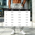 thumbnail image 4 of Hearthz Cotton Sweatpants Men Elastic Drawstring Men Athletic Pants Solid Color Workout Mens Jogger Pants with Pocket Light Gray M, 4 of 5
