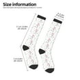 thumbnail image 4 of Fotbe Cute Poodle Dog print Women's Men's Novelty Crew Socks Cotton Socks Knee High Socks for Walking,Running,Nurses,Pregnancy, 4 of 8