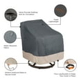 thumbnail image 4 of Modern Leisure Renaissance Ultralite Patio Swivel Lounge Chair Cover, 37.5"L x 39.25"W x 38.5"H, Gray, 4 of 17